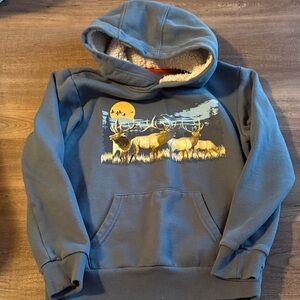 Bass Pro Shops brand hooded sweatshirt.